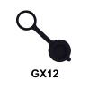 10PCS GX12 GX16 GX20 GX20F connector waterproof cover circular connector protective cover(GX12 rubber cover) view 2