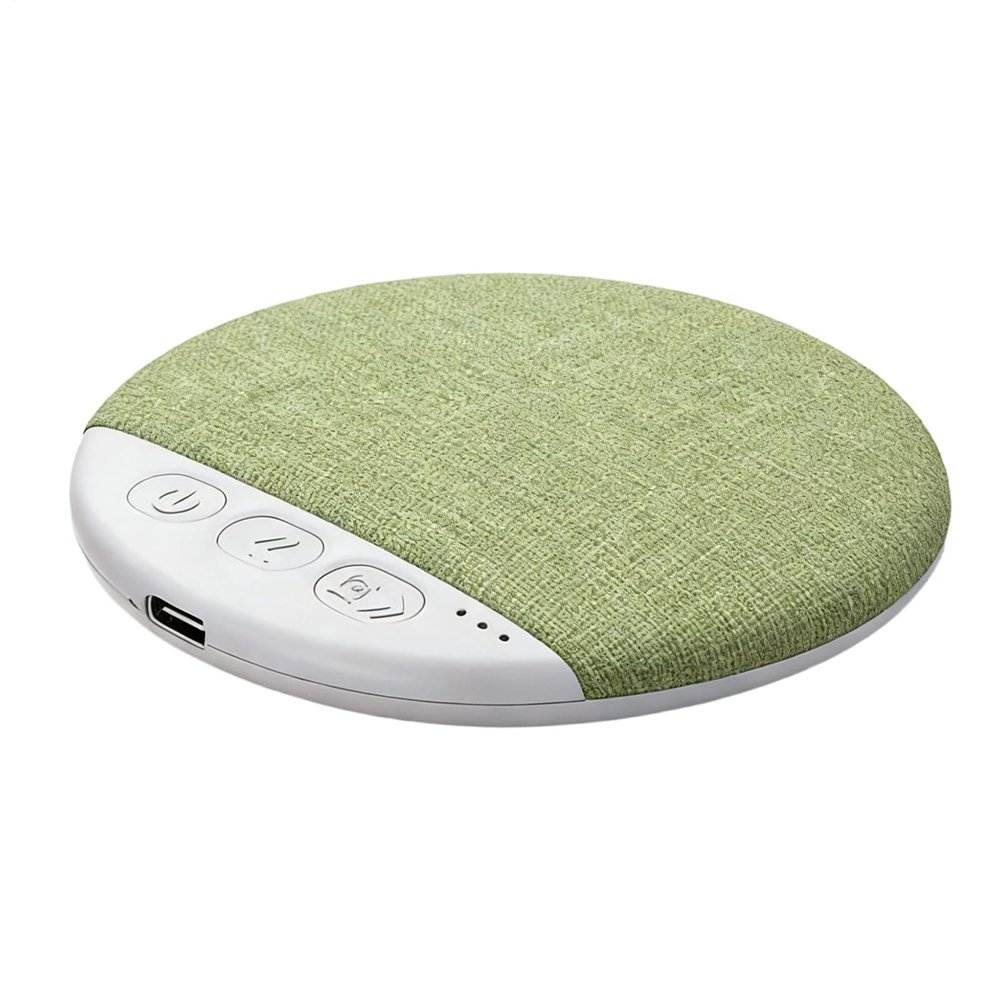Pillow Speaker, Skin-Friendly Comfort, 9.6x9.6x1.1cm, Relaxation Pillow Speaker, Soothing Sound Machine, Adjustable Settings, for Bedroom Meditation