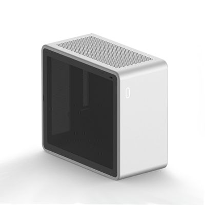 COOJ MQ5 Mini ITX PC Case, Small Form Factor Desktop Computer Case for Gaming, 5.6L Compact Aluminum Unibody with Magnetic Mesh Panel & GPU Support up to 188mm