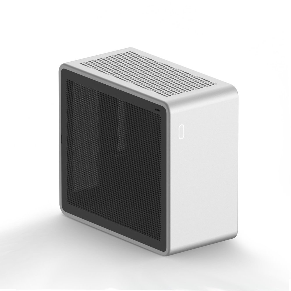 COOJ MQ5 Mini ITX PC Case, Small Form Factor Desktop Computer Case for Gaming, 5.6L Compact Aluminum Unibody with Magnetic Mesh Panel & GPU Support up to 188mm