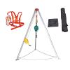 Foldable Aluminum Rescue Tripod, Fire Lift Security Rescue Tripod Industrial Tripod Lifting Equipment Rescue Device, Confined Space Tripod Kit for Sewers/Tunnels/Construction Sites view 1