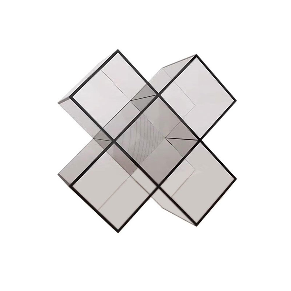 FYorbitH CD-Holder Creative Minimalist Transparent Acrylic CD Albums Storage Rack Home Floor Standing Bookcase Magazine Record Player Stand(Gris)