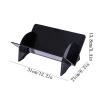 FYorbitH CD-Holder Tabletop Acrylic Open Vinyl Record Storage Rack Home Tilted Small Bookcase Record Player Stand(Black) view 2