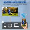 VsyPtyc 32" Portable Smart TV on Wheels, 1080P FHD Rolling TV with Rotatable Touch Screen, Android OS 13, Voice Control, for Streaming, Work 6+128GB view 4