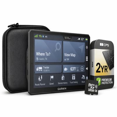 Garmin dzl OTR1020 Trucking XP Bundle with Carrying Case, 32GB MicroSD Memory Card & 2-Year Extended Warranty (10"-OTR 1020 Bundle)