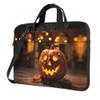 Halloween Pumpkin 2 Print Laptop Handle Bag,Laptop Carrying Case Protect Case Pouch,Fits 13 14 15.6 Inch Laptops view 1