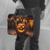 Halloween Pumpkin 2 Print Laptop Handle Bag,Laptop Carrying Case Protect Case Pouch,Fits 13 14 15.6 Inch Laptops view 2