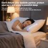 Bluetooth Bone Conduction Sleep Speaker for Pillow, Portable Bluetooth Under Pillows Speakers with White Noise & Timer, for Side Sleepers and Sleeps Difficulties (White) view 2