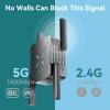 2026 WiFi Extender Signal Booster, 10X Faster WiFi 6 Extender, 18899 sq.ft. Internet Repeater for Home, Dual-Band Network Extender, Wireless Router Signal Amplifier w/Gigabit Ethernet Port, Easy Setup view 3