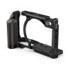 Compatible for Nikon ZR Metal Camera Cage with Wooden Grip Locating Holes Cold Shoe Mount Expansion Frame Accessories(Black) view 1