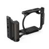 Compatible for Nikon ZR Metal Camera Cage with Wooden Grip Locating Holes Cold Shoe Mount Expansion Frame Accessories(Black) view 2
