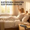 Bluetooth Bone Conduction Sleep Speaker for Pillow, Wireless Ultra-Thin Soft Pillow Speaker, Mini Under Pillows Speakers, Hi-Fi Whisper Sound, Built-in White Noise, for Side Sleepers (Blue) view 4