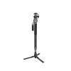 Compatible for DSLR Mirrorless Cameras 5564 5565 Carbon Fiber Monopod Tripod with Fluid Head(5564) view 1