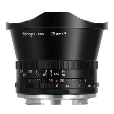 Compatible for Fujifilm X Sony E Canon RF Nikon Z M4/3 Mount 7.5mm F2 APS-C Manual Focus Fisheye Lens(Nikon Z)