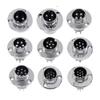 5pcs GX12 GX16 GX20 2 3 4 5 6 7 8 9 10Pin Male Female Butting Wire Cable Circular Aviation Socket Plug Panel Connector(GX20 Flange Male,10P) view 1