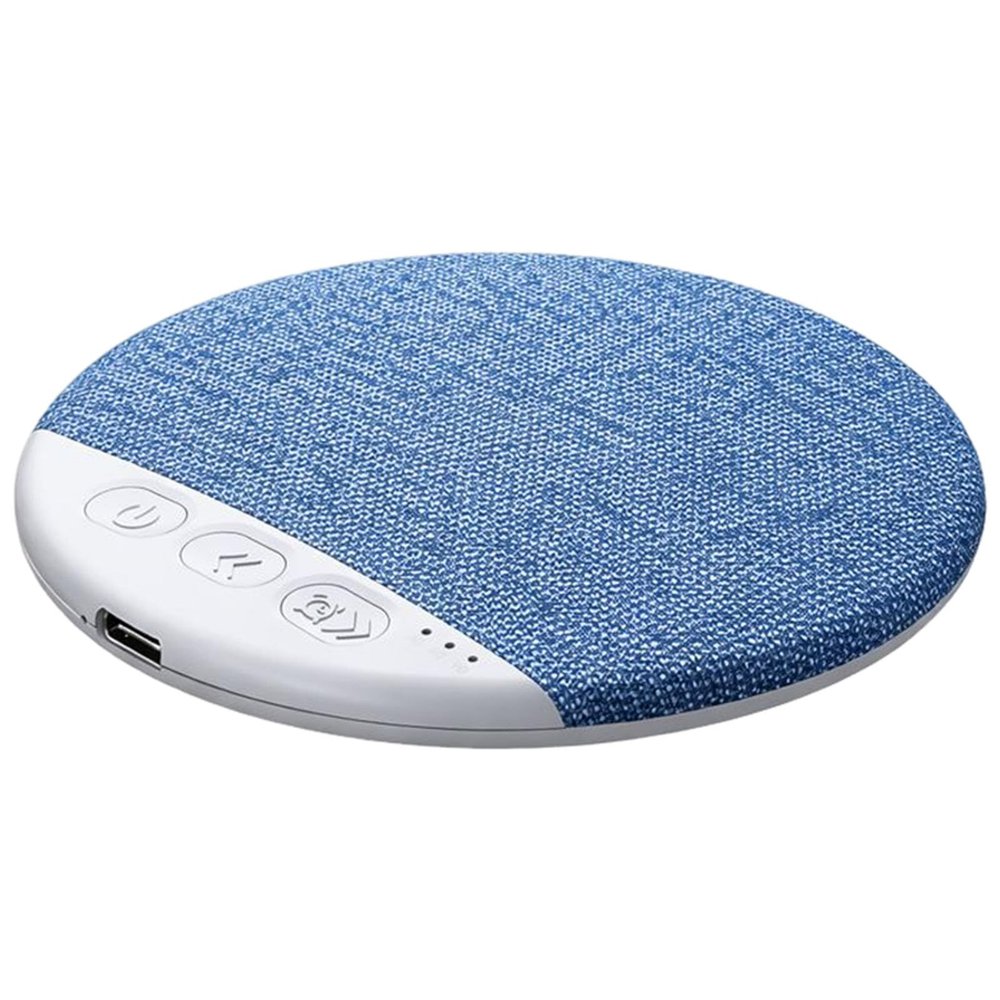 Bluetooth Pillow Speaker for Sleeping Portable Under Pillow Speaker with White Noise Flat Slim Blue-Tooth Bedside Speakers Auto-Off Timer USB Excluded