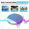 Bluetooth Pillow Speaker for Sleeping Portable Under Pillow Speaker with White Noise Flat Slim Blue-Tooth Bedside Speakers Auto-Off Timer USB Excluded view 3