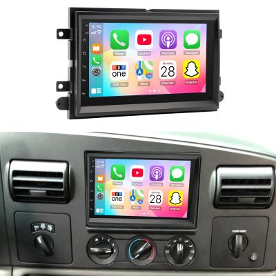 4+64GB Car Radio Stereo for Ford F250 F350 F450 Super Duty 2006-2014 with CarPlay Android Auto Android 15 Head Unit 7" Touch Screen Car Stereo with 32EQ Bluetooth 5.0 GPS WiFi FM HD Backup Camera