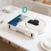 Bewinner Bluetooth CD Player with Wall Mount & Remote Control, Desktop Speaker with HiFi Sound, Wireless Connectivity for Home, Supports CD, MP3, WMA (Green) view 3