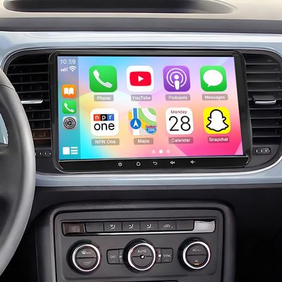 2G+64G Car Stereo Upgrade for VW Volkswagen Beetle 2011-2015 with Wireless CarPlay Android Auto,9 Inch Touchscreen Car Radio with Bluetooth EQ DSP GPS WiFi FM SWC Backup Camera Mirror Link