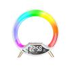 Sunrise Alarm Clock with 15W Wireless Charging & Bluetooth Speaker, RGB Mood Light, Sleep Aid, Digital Clock for Bedroom, Gaming Room (3 Colors)(White) view 1