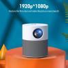 1080P Video Projector Portable Movie Projector Support Multiple Devices Intelligent Voice Home Theater view 2