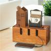 2 Pcs Wood Cable Organizer Box for Extension Cord Power Stripe Protector Wire Management Cover Hider for Home & Office view 3