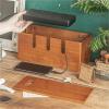 2 Pcs Wood Cable Organizer Box for Extension Cord Power Stripe Protector Wire Management Cover Hider for Home & Office view 4