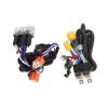 2 Headlight Relay Wiring Harness H4 Headlamp Light Bulb Ceramic Socket Plugs Set Compatible with Car Auto Headlight(24V a) view 3