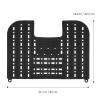 ARTSEWPLY Foldable Silicone Bathroom Sink Cover 55x43cm Makeup Mat view 2
