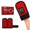 Cordless Red Light Glove for Hand, 5000mAh Rechargeable Dual-Sided 80 LEDs 660nm & 850nm Near-Infrared Light, 6 Red Light Levels & 6 Timer Settings, Unisex (Black) view 1