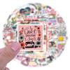 55pcs Sewing Machine Theme Stickers for Woman Adult,Waterproof Vinyl Quilting for Cup Water Bottles Laptop Luggage Mobile Phone Guitar Skateboard Party Decoration DIY Lovers(Sewing) view 4