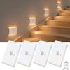 Motion Sensor Night Lights,Rechargeable Stair Lights Indoor,4 Pack,White view 1