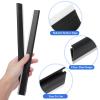 NUOBESTY Dustpan Edge Strip Replacement 2 Pcs Dustpan Lip Replacement Repair Plastic Edge Protector Seal Strip Insert for Floor Cleaning Garbage Collection 11.41 Inch view 2