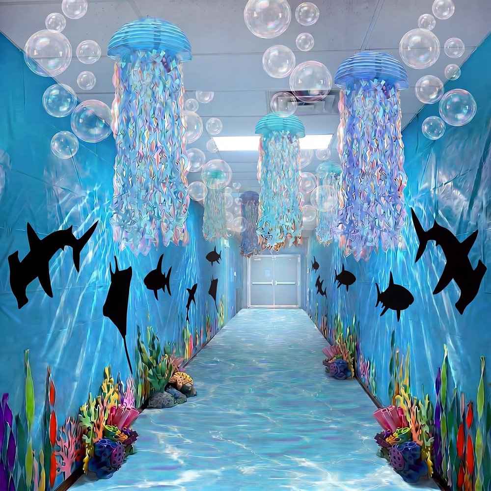 Viorawhite 10 Pcs Under the Sea Ocean Classroom Decoration