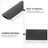 VERDANVERSE 8pcs Dustpan Edge Replacement Strips Rubber Lip for Dustpan Rubber Edge Strip 26cm Garbage Shovel Accessories for Home and Commercial Cleaning view 3