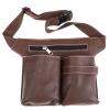 CATIEBYE Hair Stylist Scissors Pouch Barber Hair Cutting Tool Organizer Waist Bag Classic Brown Storage for Hairdressing and Pet Grooming Professionals view 1