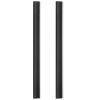 2pcs Plastic Dustpan Edge Replacement Strips, Black Repair view 1