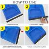 2pcs Plastic Dustpan Edge Replacement Strips, Black Repair view 3