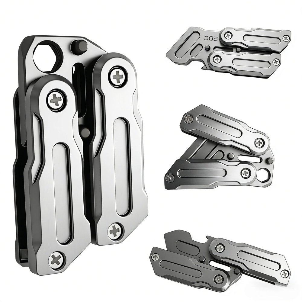 DYNAAGE Metal Fidget Slider for Adults, Butterfly-Style EDC Multi-Tool (S)