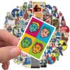 50Pcs Fallout Stickers, Cool Cartoon Game Waterproof Vinyl Decal for Adult Teen Girl Kids Laptop Travel Case Phone Bike Water Bottle Guitar Computer Skateboard Notebook Scrapbook view 3