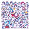 Nakamukaku 50Pcs Kids Cartoon Stickers Waterproof Decorative Stickers for Phones, Laptops, Guitars, and Water Bottles. (Unicorn, Reusable) view 1