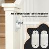 2PCS Baby Gate Hinge Replacement for Regalo Extra Tall Baby Gate view 4