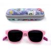 Bencaley 2-in-1 Kids Clip on Polarized UV400 Sunglasses,Blue Light Blocking Eyeglasses, Flexible TR90 Frame for Girls Age 6+(Pink & Purple) view 1