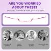 Bencaley 2-in-1 Kids Clip on Polarized UV400 Sunglasses,Blue Light Blocking Eyeglasses, Flexible TR90 Frame for Girls Age 6+(Pink & Purple) view 3