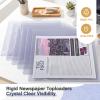 Faccito 6 Pcs Hard Newspaper Holder, 13 X 15'', 4.5mm Rigid PVC view 4