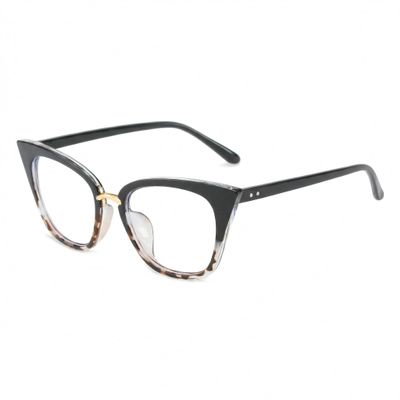 AOOLIA Cat Eye Blue Light Blocking Glasses for Women Men, Anti-fatigue Anti UV Ray Computer Gaming Glasses (Leopard, Cat Eye)