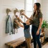 3-Packs Lifelike Dinosaur Fossils Skeleton Resin Wall Hooks, Decorative Coat and Key Hooks, Realistic Prehistoric Design Wall Hangers with Strong Adhesive for Home Bathroom Restaur view 4