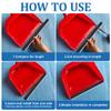 Dustpan Edge Strip 8pcs Rubber Replacement Lip for Dust Pan view 3