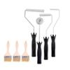 TEOYETTSF 4Pcs Fiberglass Roller Tools and Brushes, Bubble Paddle Tool Laminating Paint Kit for Resin Tub view 1